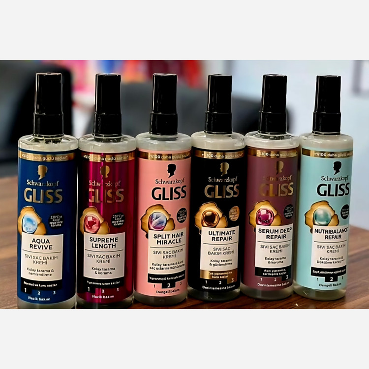 اسپری های دوفاز مو گلیس Gliss
