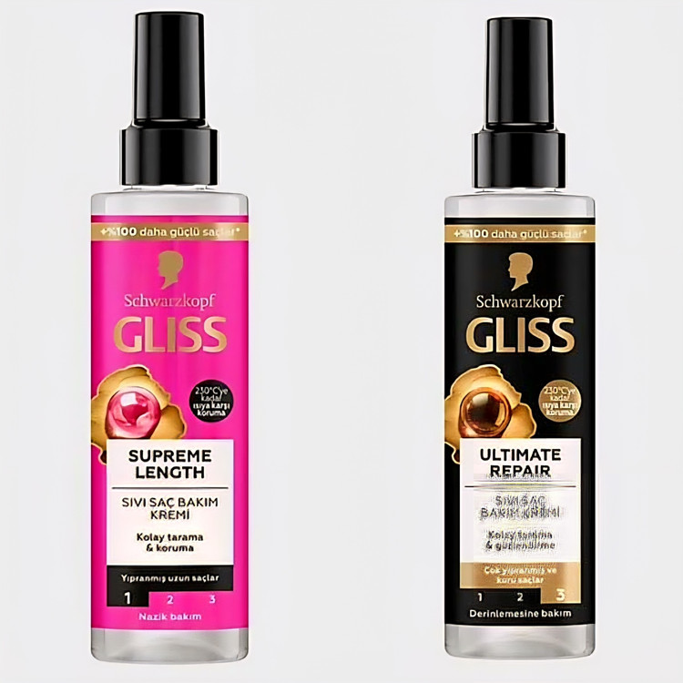 اسپری های دوفاز مو گلیس Gliss