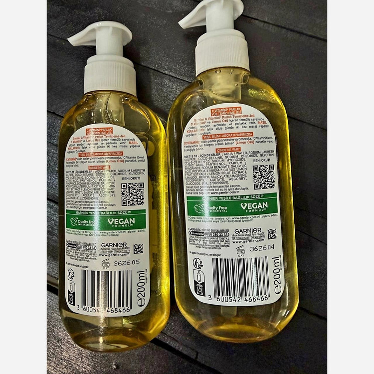 ژل شستشوی ویتامین سی گارنیر GARNIER