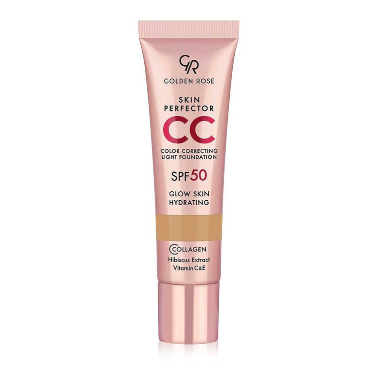 سی سی کرم گلدن رز Golden Rose مدل Skin Perfect رنگ Nude شماره 103