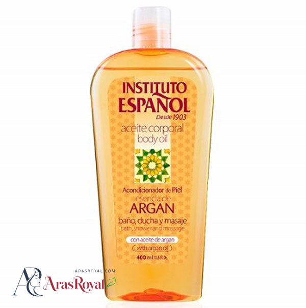 روغن بدن انستیتو اسپانول Instituto Espanol حاوی روغن آرگان حجم 400 میل