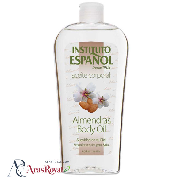 روغن بدن اسپانول Instituto Espanol حاوی روغن شکوفه بادام حجم 400 میل