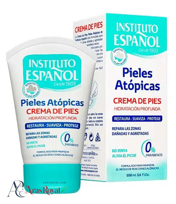 کرم مرطوب کننده پا انستیتو اسپانول Anstituto Espanol پوست خشک حجم 100 میل