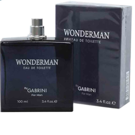 ادکلن مردانه گابرینی مدل Wonderman حجم 100 میل